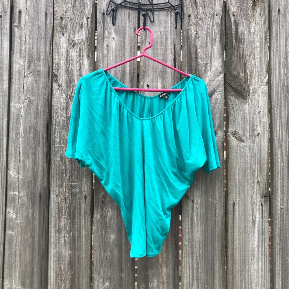 Express Teal Top